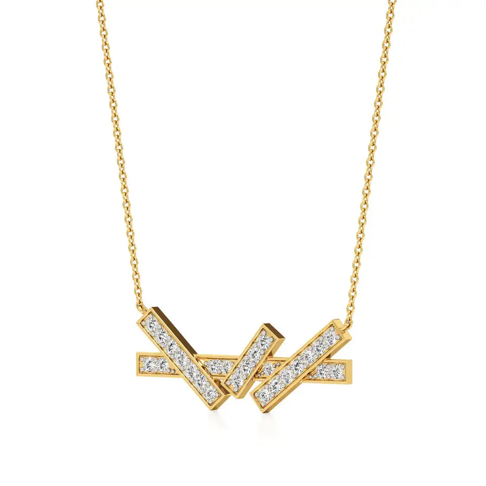 Mode | Round Lab Grown Diamonds Pendant - Nivara