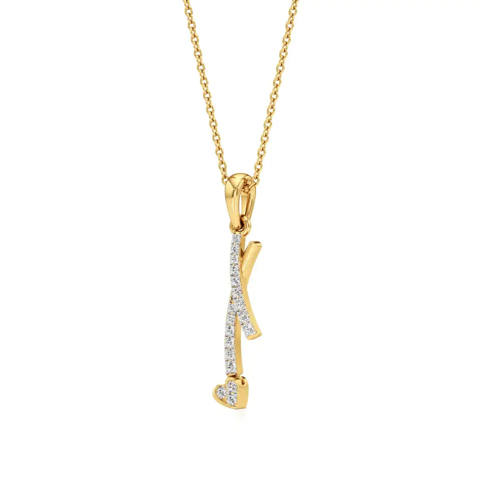 Mode | Round Lab Grown Diamonds Pendant - Nivara