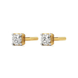Thea | 4-Prong Round Lab-Grown Diamond Stud - Nivara