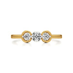 Foreva | Lab-Grown Diamond Three-Stone Ring - Nivara