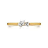Mode | Round & Pear Lab-Grown Diamond Solitaire Ring - Nivara