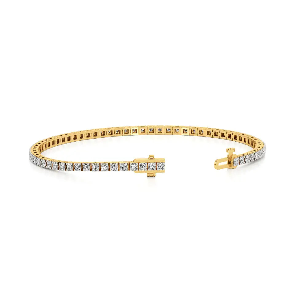 Sutra | Classic Round Lab Grown Diamonds Tennis Bracelet - Nivara