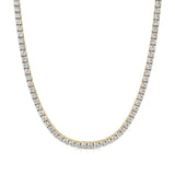 Sutra | Round Lab Grown Diamonds 4-Prong Setting Tennis Necklace