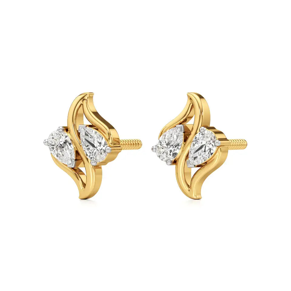 Mode | Pear Lab-Grown Diamond Studs - Nivara