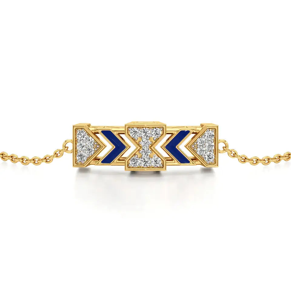 Rupak | Daily Wear Round Lab Grown Diamonds Chain Bracelet - Nivara