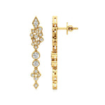 Celestia | Round Lab-Grown Diamonds Danglers - Nivara
