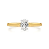Amora | Oval & Radiant Lab-Grown Diamond Solitaire Ring - Nivara