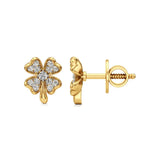 Flora | Round Lab-Grown Diamonds Studs - Nivara