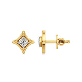 Mode | Princess Lab-Grown Diamond Solitaire Studs - Nivara