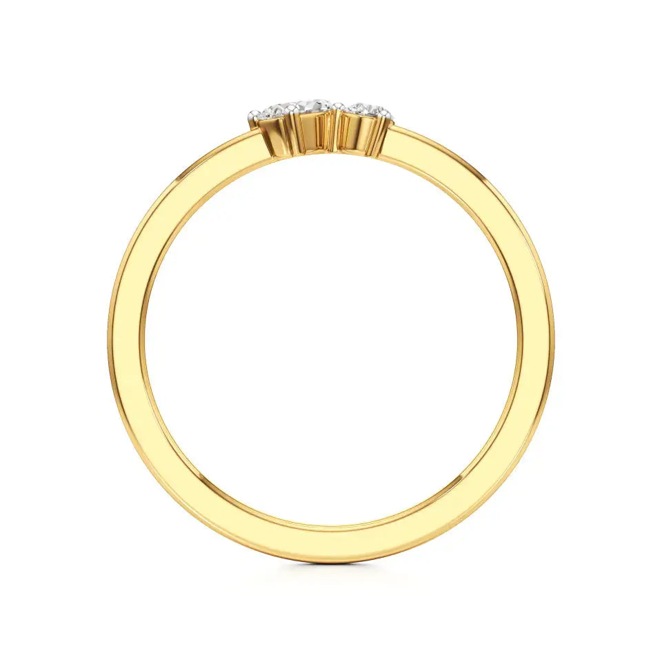 Mode | Round & Pear Lab-Grown Diamond Solitaire Ring - Nivara