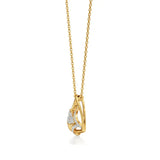 Sneh | Classic Round Lab Grown Diamonds Heart Pendant - Nivara