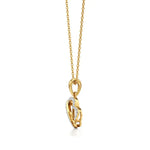 Sneh | Round Lab Grown Diamonds Heart Pendant - Nivara