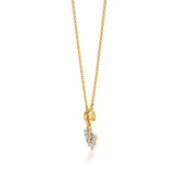 Foreva | Pear & Round Lab Grown Diamonds Infinity  Pendant - Nivara