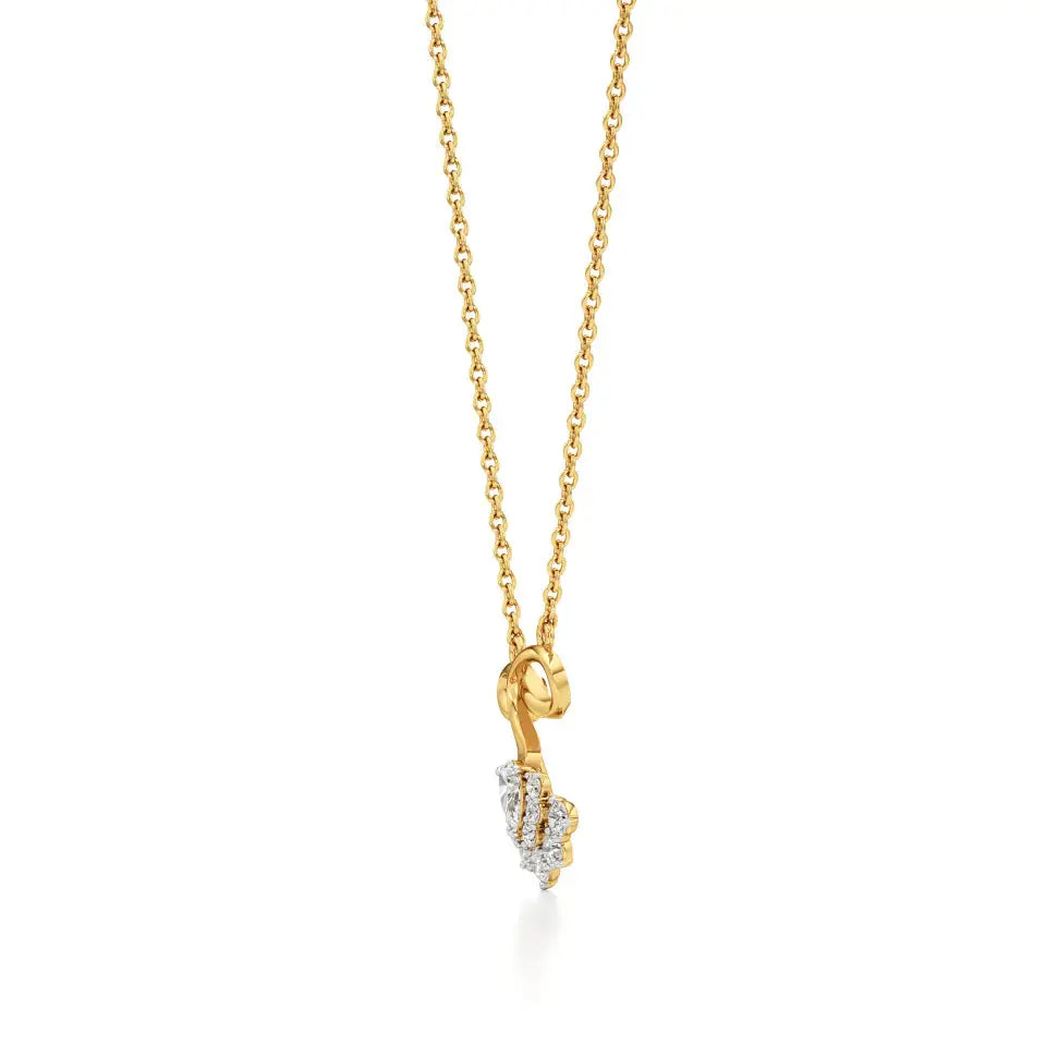 Foreva | Pear & Round Lab Grown Diamonds Infinity  Pendant - Nivara