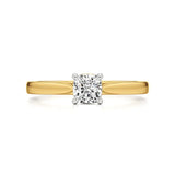 Amora | Cushion Lab-Grown Diamond Solitaire Ring - Nivara