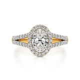 Mira | Classic Oval-cut with Halo - Nivara