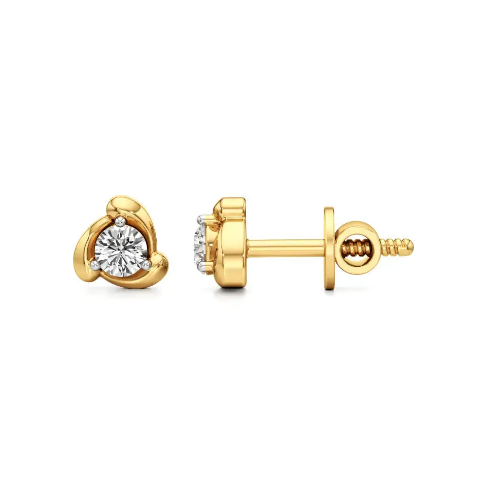 Mirage | Round Lab-Grown Diamonds Studs - Nivara