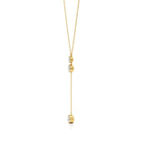 Amora | Round Lab Grown Diamond Bezel Setting Necklace - Nivara