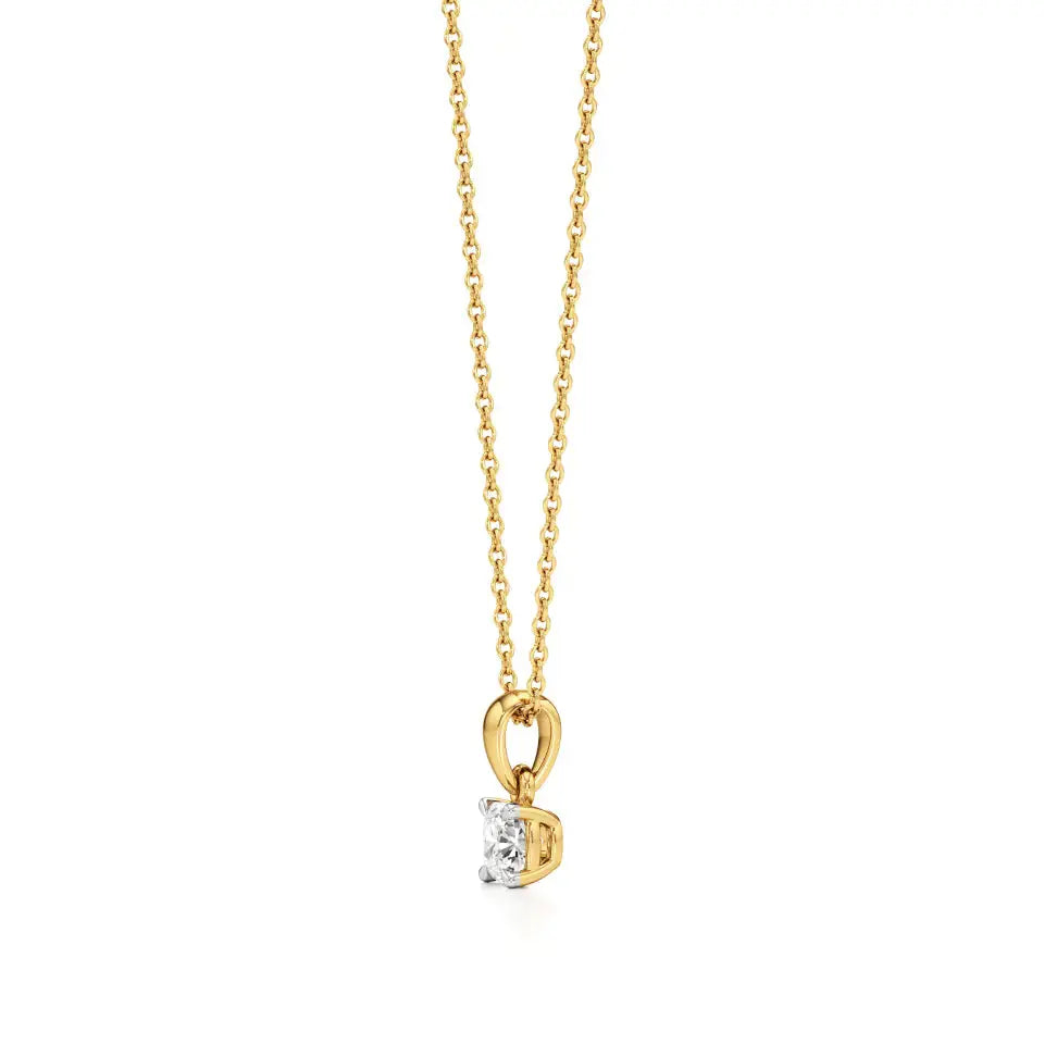 Thea | Cushion-Cut Solitaire Lab Grown Diamond Pendant - Nivara