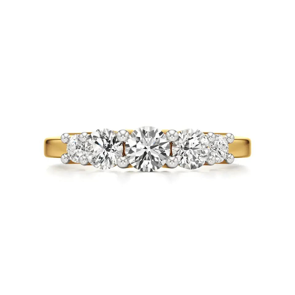 Foreva | Round Lab-Grown Diamond Eternity Band - Nivara