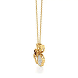 Vanya | Lab Grown Diamonds and Ruby Butterfly Wings Pendant - Nivara