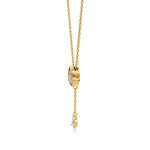 Sneh | Pear & Round Lab Grown Diamonds Tear Drop Pendant - Nivara