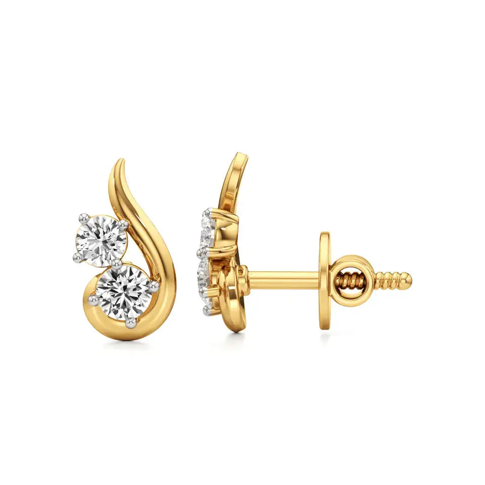 Mode | Round Lab-Grown Diamond Studs - Nivara