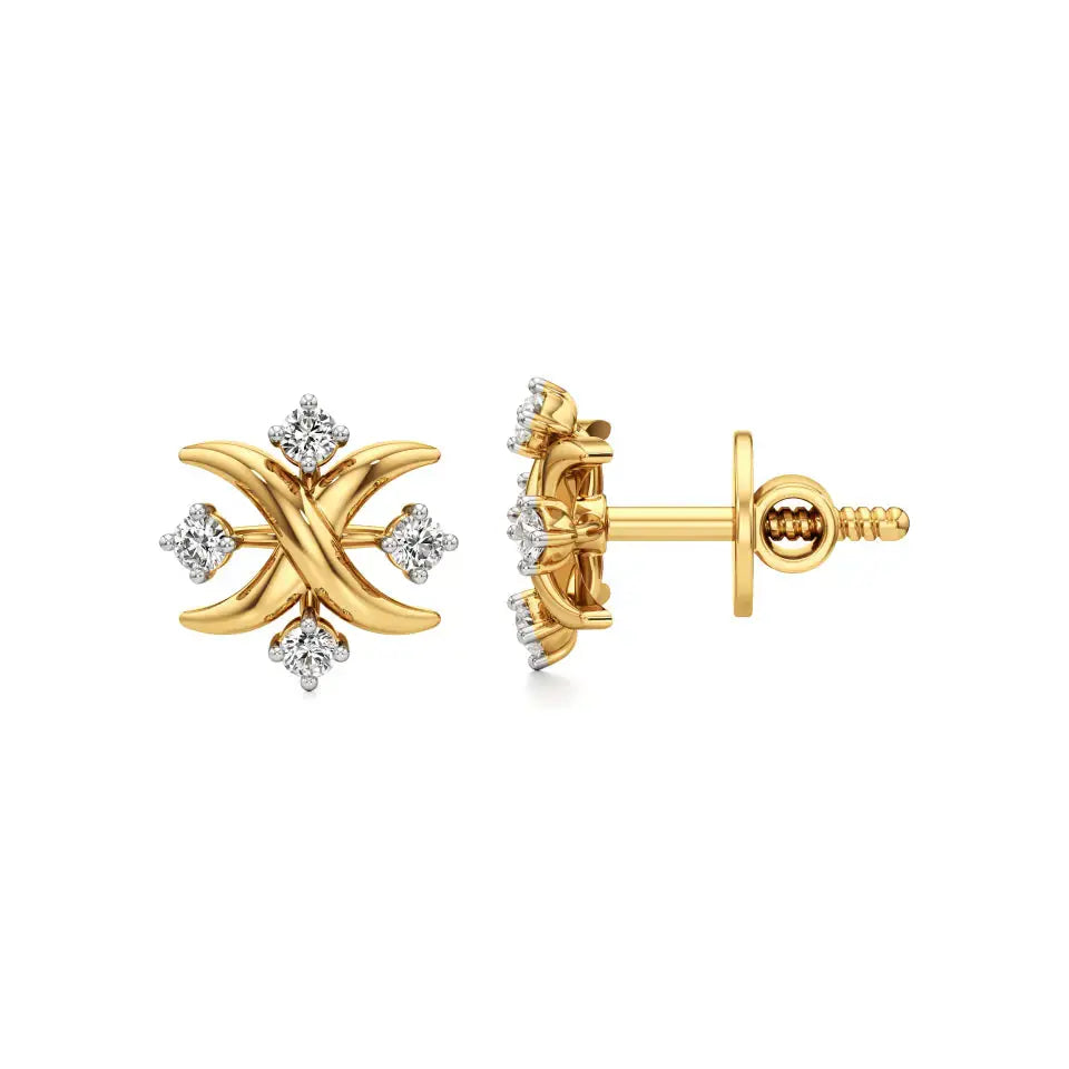 Mode | Round Lab-Grown Diamonds Studs - Nivara