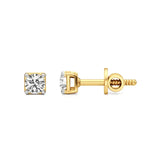 Thea | 4-Prong Round Lab-Grown Diamond Stud - Nivara