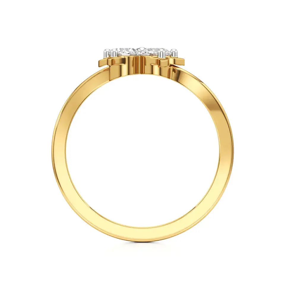 Flora | Lab-Grown Diamond Three-Stone Ring - Nivara