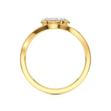 Flora | Lab-Grown Diamond Three-Stone Ring - Nivara