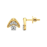 Mode | Round Lab-Grown Diamonds Clustered Studs - Nivara