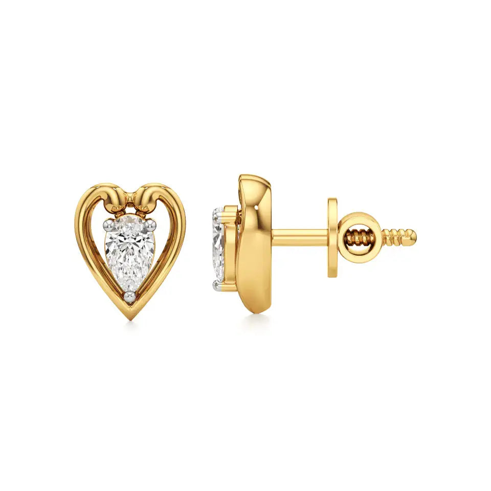 Sneh | Pear Lab-Grown Diamonds Studs - Nivara