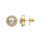 Mira | Round Lab-Grown Diamonds Halo Studs - Nivara