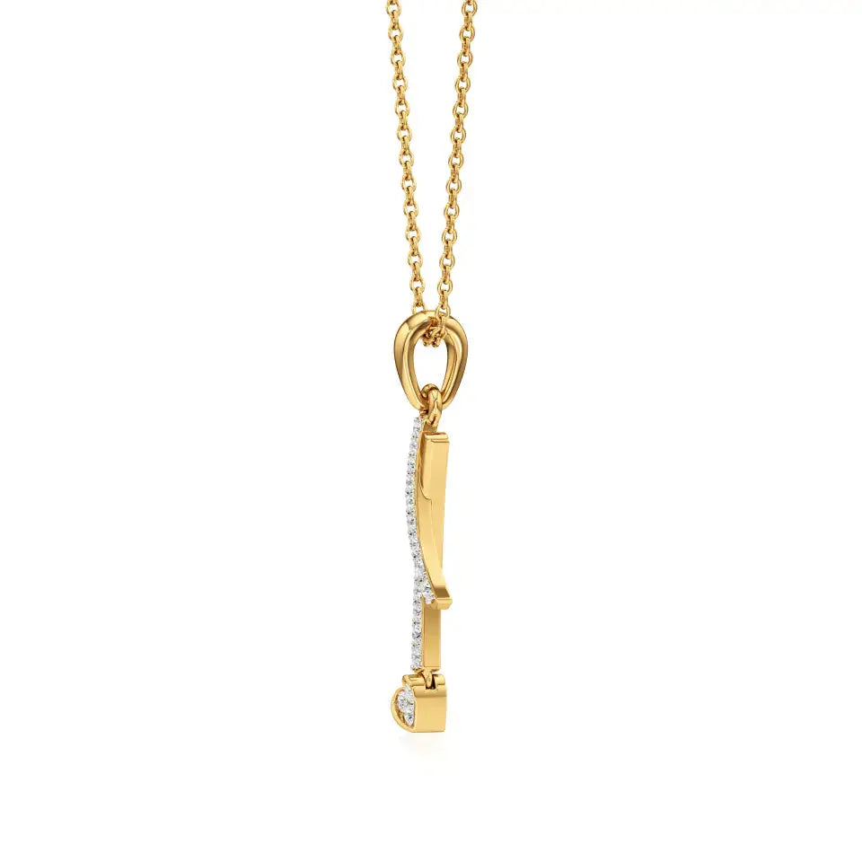 Mode | Round Lab Grown Diamonds Pendant - Nivara