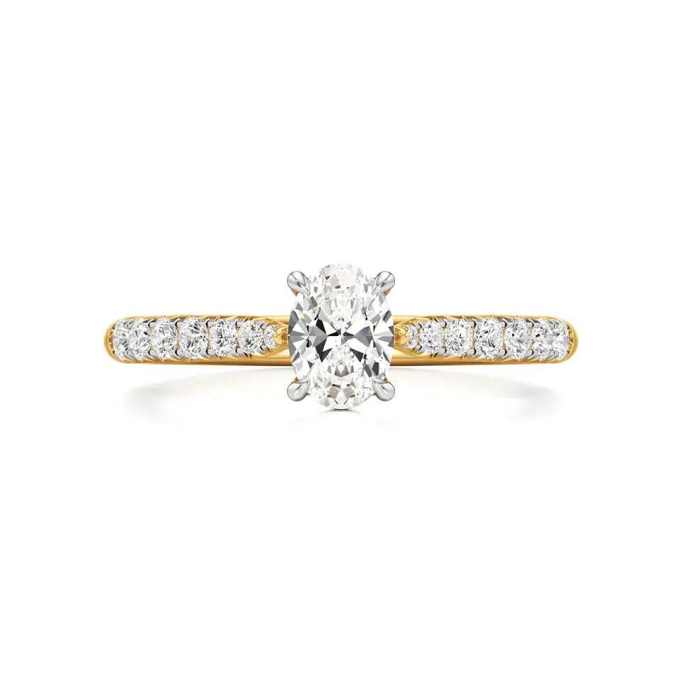 Amara | Round & Oval Lab-Grown Diamond Ring - Nivara