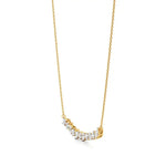Anek | Multi-Shape Lab Grown Diamonds Bar Necklace - Nivara
