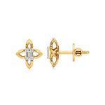 Nora | Emerald Solitaire Lab-Grown Diamond Studs - Nivara
