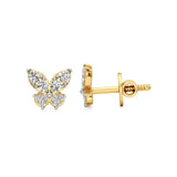 Vanya | Round Lab-Grown Diamonds on Butterfly Design - Nivara