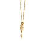 Sneh | Elegant Round Lab Grown Diamonds Heart Pendant - Nivara