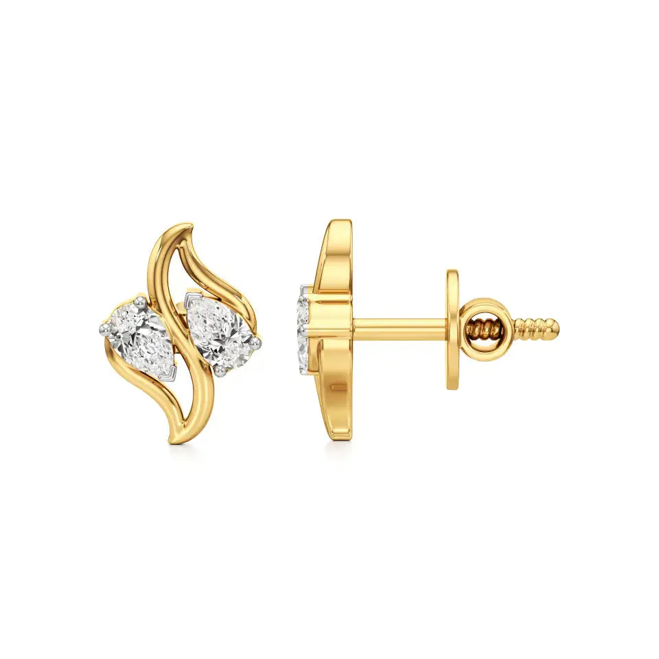 Mode | Pear Lab-Grown Diamond Studs - Nivara