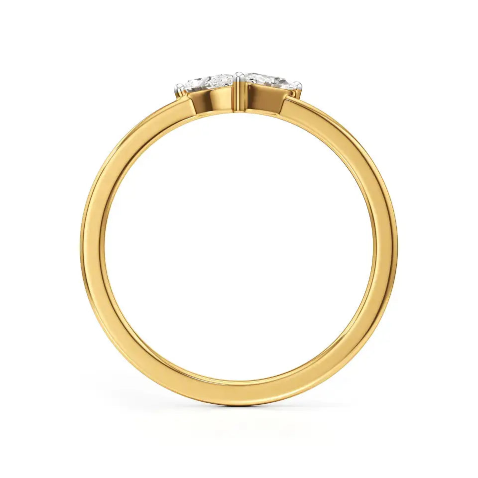 Mode | Marquise & Pear Lab-Grown Diamond Solitaire Ring - Nivara