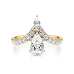Amara | Pear Lab-Grown Diamond Solitaire Ring - Nivara