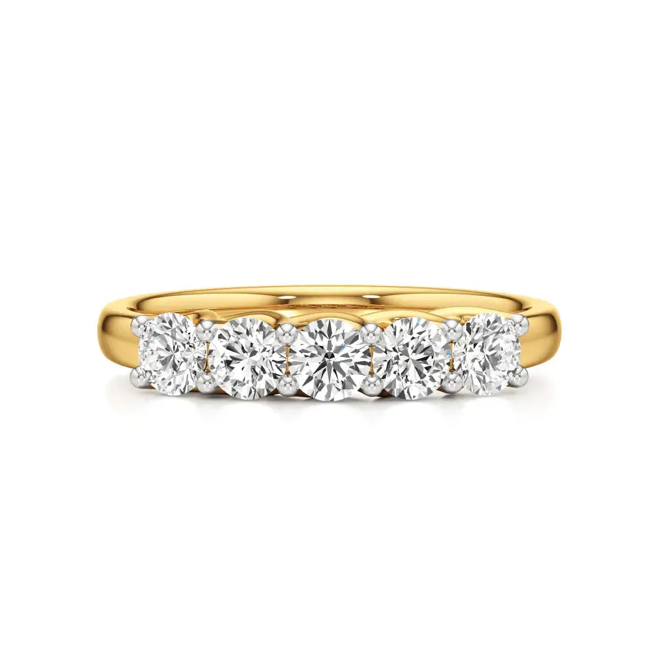 Foreva | Round Lab-Grown Diamond Eternity Band - Nivara