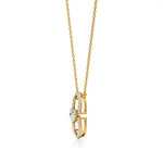 Sneh | Heart & Round Lab Grown Diamonds Pendant - Nivara