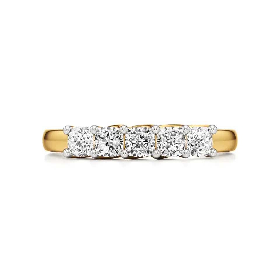Foreva | Cushion Lab-Grown Diamond Eternity Band - Nivara