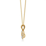 Sneh | Classic Heart & Round Lab Grown Diamonds Pendant - Nivara