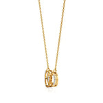 Sneh | Round Lab Grown Diamonds Loop Heart Pendant - Nivara