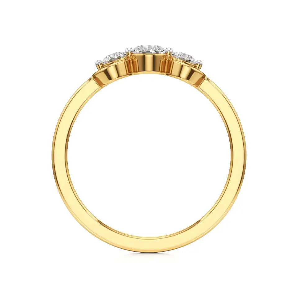 Foreva | Lab-Grown Diamond Three-Stone Ring - Nivara