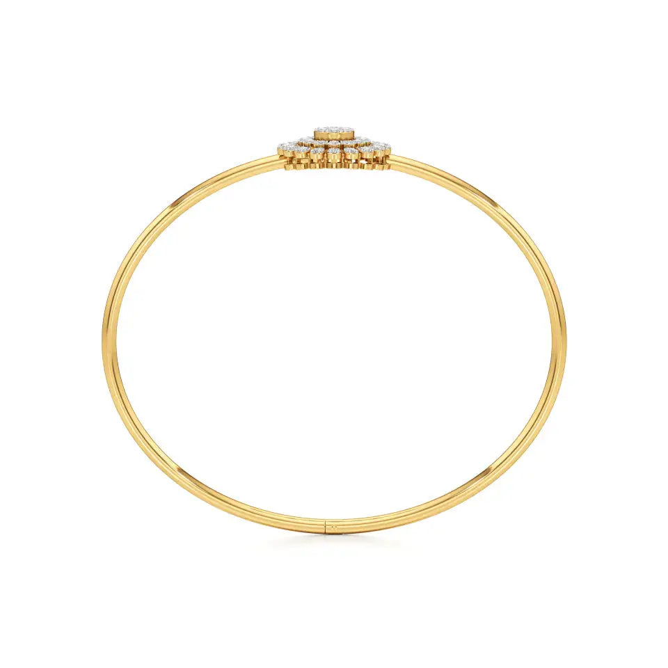 Sol | Classic Round Lab Grown Diamonds Bangle - Nivara